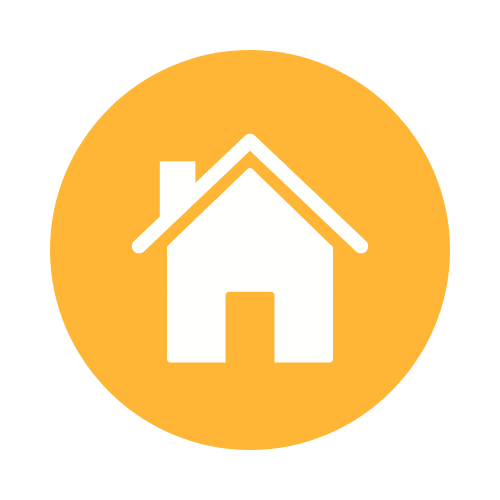 House icon in yellow background